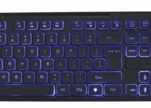 KB-UML3-02 Gembird LED multimedijalna tastatura sa pozadinskim osvetljenjem, US layout USB
