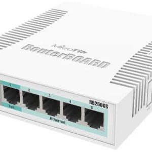 MikroTik RB260GS, Switch, 5x RJ45 1000Mb/s, 1x SFP (289)