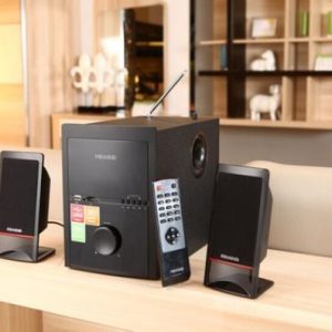 Microlab M700BT Aktivni drven zvucnici 2.1 46W RMS(18W,2x14W) SD, USB, FM, Bluetooth, daljinski, 3.5