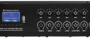 SAL MPA120BT Univerzalno pojačalo sa BT vezom 100V/snaga120W/BT/