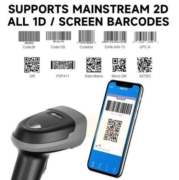 POS-BS1100 GMB 2d CMOS barcode scanner, Kabl USB 1.8m Barcode skeneri SOPING.RS 42 POS-BS1100 GMB 2d CMOS barcode scanner, Kabl USB 1.8m - Слика 2
