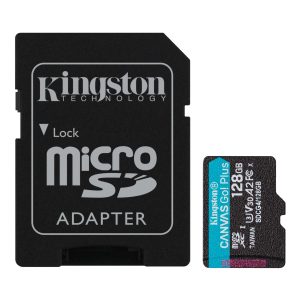 MicroSD 128GB, Canvas Go! Plus, Class10 UHS-I U3 V30 A2, Read up to 200MB/s, for 4K and FullHD video - SDCG4/128GB