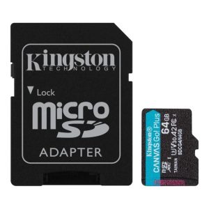Memorijska kartica U3 V30 microSDXC 64GB Canvas Go Plus 200MB/s A2 + adapter SDCG4/64GB