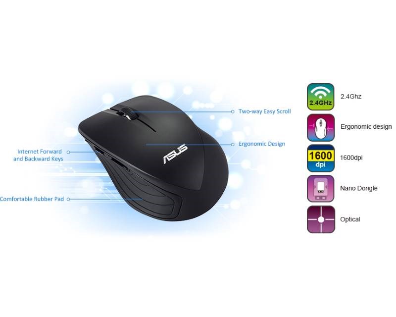 WT465 Wireless crni miš Miševi SOPING.RS 43 WT465 Wireless crni miš - Слика 3