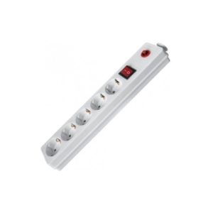 Produžni kabl 5r/5m sa prekidačem i zaštitom 3x1.5mm2 (Linkom) - beli