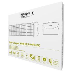 Solarni panel punjač Sandberg 420-81 100W QC3.0/PD/DC