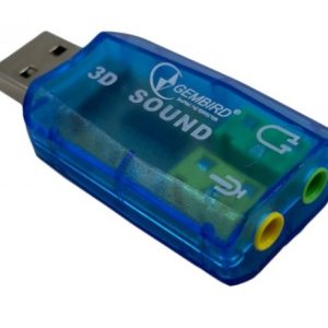 CMP-SOUNDUSB13 ** Gembird USB 5.1 3D zvucna karta, zamenjuje audio kontrolor u PC (SC-USB-01) (223)