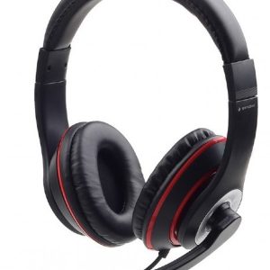 MHS-03-BKRD Gembird Slusalica sa mikrofonom, 1x3,5mm black/red