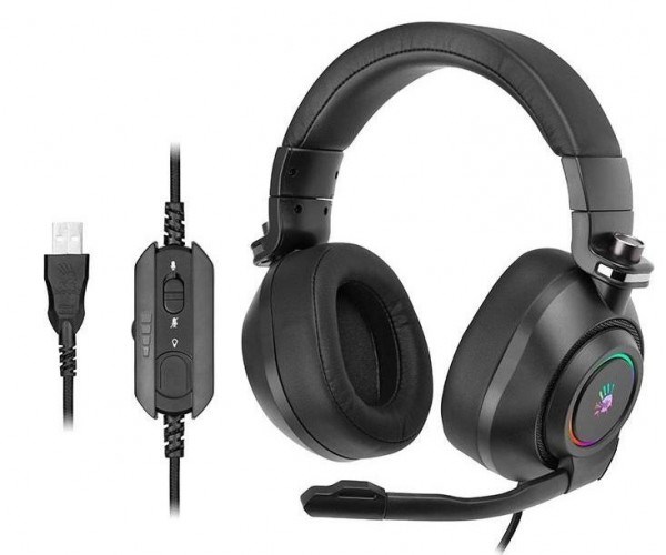 A4-G580 A4Tech Bloody gejmerske slusalice sa mikrofonom, 7.1 SURROUND, 50mm/16ohm, color LED, USB Slušalice SOPING.RS 44 A4-G580 A4Tech Bloody gejmerske slusalice sa mikrofonom, 7.1 SURROUND, 50mm/16ohm, color LED, USB - Слика 4