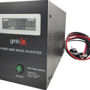 UPS-PSW-2000VA GMB LONG, cist sinusni pretvarac sa produzenom autonomijom 1400W-220V/24V