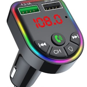 BTT-09 ** Gembird 3-in-1 Bluetooth carkit with FM-radio transmitter and USB 3.1 A charger, blk (559)