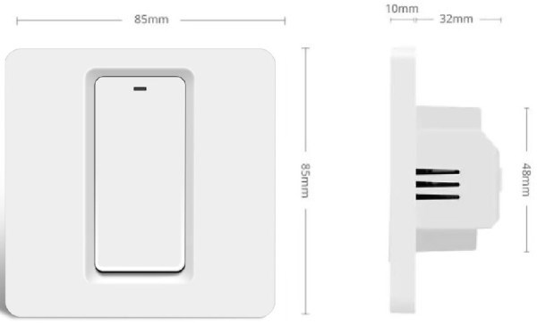 ZIGBEE-SWITCH-DS101 Gembird RSH Tuya WiFi Pametni kucni prekidac sa 1taster EU Standard Ostalo SOPING.RS 42 ZIGBEE-SWITCH-DS101 Gembird RSH Tuya WiFi Pametni kucni prekidac sa 1taster EU Standard - Слика 2
