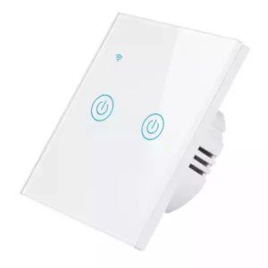 ZIGBEE-SMART-2 GANG-RSH-SP002-EU Gembird 2 Smart bezicna prekidaca,APP glasovna kontrola Glass Touch