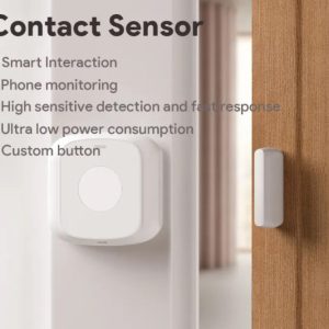 ZIGBEE-DOOR SENSOR-RSH-DS10 Gembird Tuya novi stil WiFi dve verzije 2u1 pametni senzor za vrata