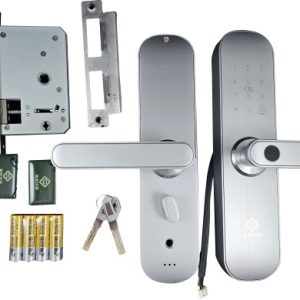 ZIGBEE-SMART-LOCK-WD002 Gembird Zigbee Wifi brava sa otiskom prsta za vrata, daljinska kartica