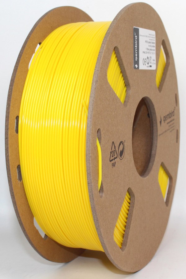 3DP-PETG1.75-01-Y PETG Filament za 3D stampac 1.75mm, kotur 1KG Yelow Oprema za 3D štampače SOPING.RS 42 3DP-PETG1.75-01-Y PETG Filament za 3D stampac 1.75mm, kotur 1KG Yelow - Слика 2