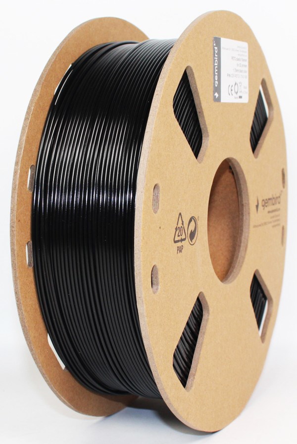 3DP-PETG1.75-01-BK PETG Filament za 3D stampac 1.75mm, kotur 1KG BLACK Oprema za 3D štampače SOPING.RS 42 3DP-PETG1.75-01-BK PETG Filament za 3D stampac 1.75mm, kotur 1KG BLACK - Слика 2