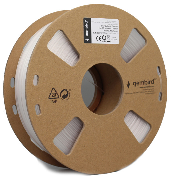 3DP-PETG1.75-01-NAT PETG Filament za 3D stampac 1.75mm, kotur 1KG Natural Oprema za 3D štampače SOPING.RS 41 3DP-PETG1.75-01-NAT PETG Filament za 3D stampac 1.75mm, kotur 1KG Natural