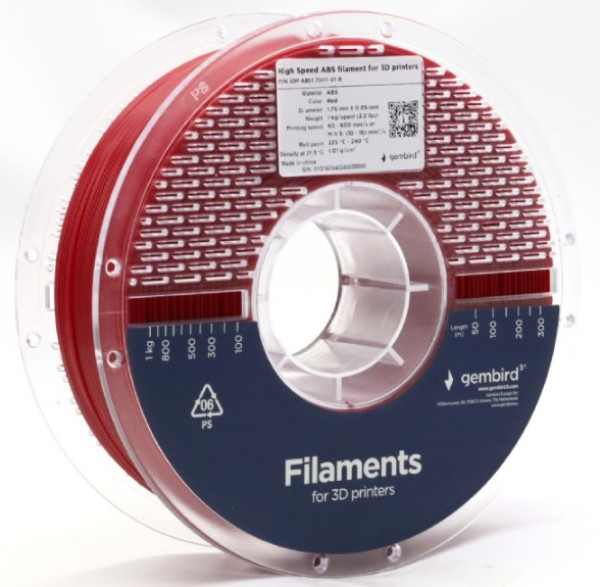 3DP-ABS1.75HY-01-R ABS filament velike brzine za 3D stampac 1.75mm, kotur 1KG RED Oprema za 3D štampače SOPING.RS 41 3DP-ABS1.75HY-01-R ABS filament velike brzine za 3D stampac 1.75mm, kotur 1KG RED