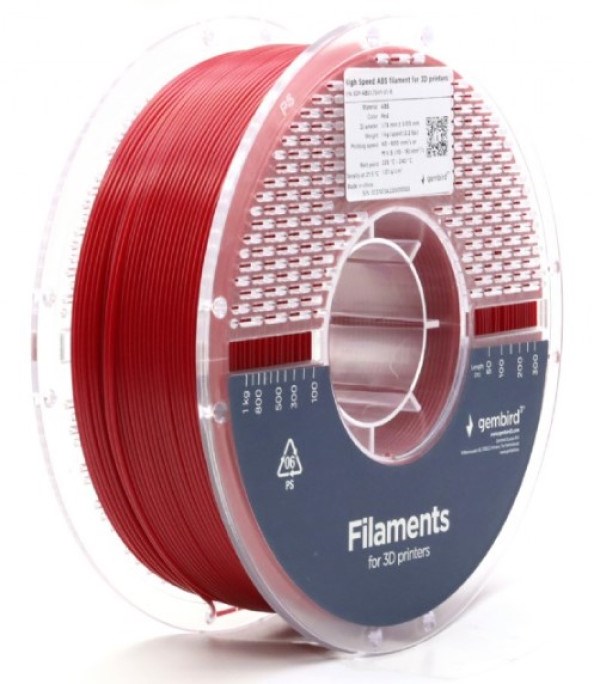 3DP-ABS1.75HY-01-R ABS filament velike brzine za 3D stampac 1.75mm, kotur 1KG RED Oprema za 3D štampače SOPING.RS 42 3DP-ABS1.75HY-01-R ABS filament velike brzine za 3D stampac 1.75mm, kotur 1KG RED - Слика 2