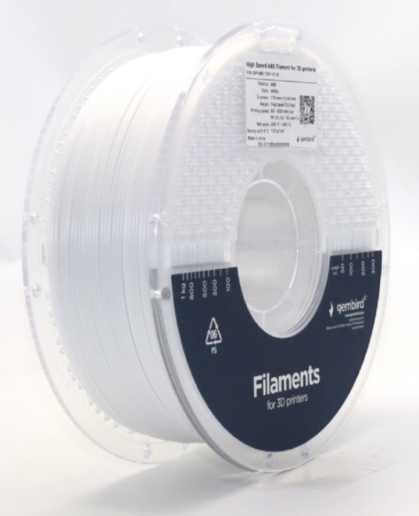 3DP-ABS1.75HY-01-W ABS filament velike brzine za 3D stampac 1.75mm, kotur 1KG WHITE Oprema za 3D štampače SOPING.RS 42 3DP-ABS1.75HY-01-W ABS filament velike brzine za 3D stampac 1.75mm, kotur 1KG WHITE - Слика 2