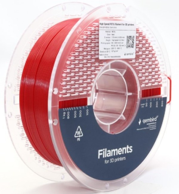 3DP-PETG1.75HY-01-R PETG filament velike brzine za 3D stampac 1.75mm, kotur 1KG RED Oprema za 3D štampače SOPING.RS 42 3DP-PETG1.75HY-01-R PETG filament velike brzine za 3D stampac 1.75mm, kotur 1KG RED - Слика 2