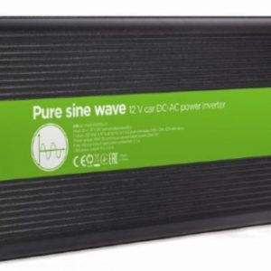 EG-PWC-PS1000-01 Gembird 12V Cist sinusni inverter DC/AC 1000W + USB port, 2,7KG