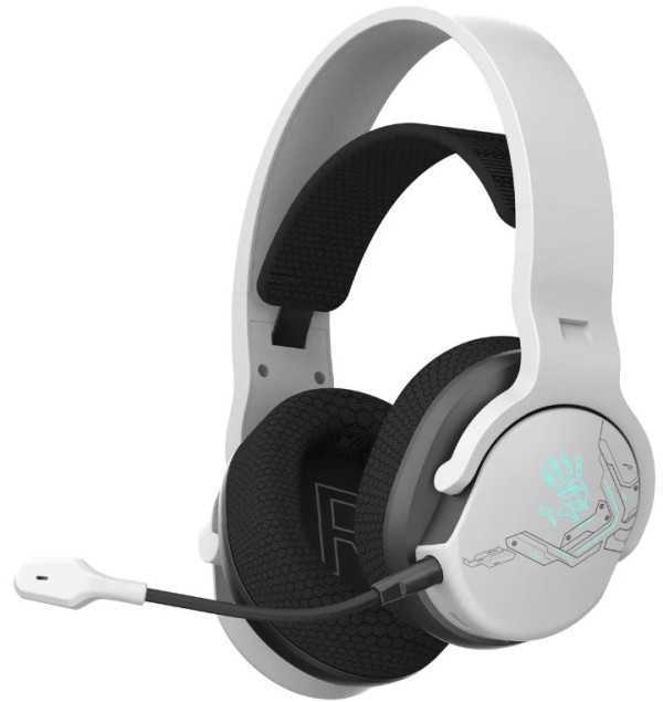 A4-GR370 WHITE A4Tech Bloody gejmerske slusalice sa mikrofonom, BTv5.3+2,4Ghz+kabl, 50mm/16ohm, RGB Slušalice SOPING.RS 41 A4-GR370 WHITE A4Tech Bloody gejmerske slusalice sa mikrofonom, BTv5.3+2,4Ghz+kabl, 50mm/16ohm, RGB