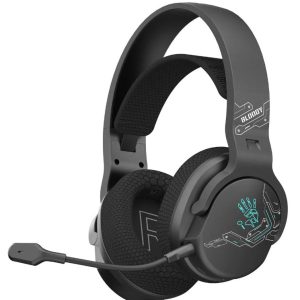 A4-GR370 BLACK A4Tech Bloody gejmerske slusalice sa mikrofonom, BTv5.3+2,4Ghz+kabl, 50mm/16ohm, RGB