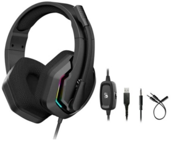 A4-G260P BLACK A4Tech Bloody gejmerske slusalice sa mikrofonom, 50mm/16ohm, USB za RGB, 3,5mm Slušalice SOPING.RS 44 A4-G260P BLACK A4Tech Bloody gejmerske slusalice sa mikrofonom, 50mm/16ohm, USB za RGB, 3,5mm - Слика 4