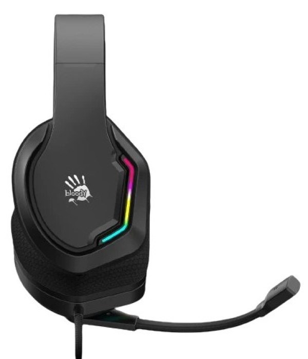 A4-G260P BLACK A4Tech Bloody gejmerske slusalice sa mikrofonom, 50mm/16ohm, USB za RGB, 3,5mm Slušalice SOPING.RS 45 A4-G260P BLACK A4Tech Bloody gejmerske slusalice sa mikrofonom, 50mm/16ohm, USB za RGB, 3,5mm - Слика 5
