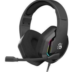 A4-G260P BLACK A4Tech Bloody gejmerske slusalice sa mikrofonom, 50mm/16ohm, USB za RGB, 3,5mm