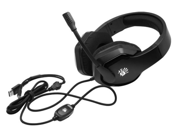 A4-G260P BLACK A4Tech Bloody gejmerske slusalice sa mikrofonom, 50mm/16ohm, USB za RGB, 3,5mm Slušalice SOPING.RS 46 A4-G260P BLACK A4Tech Bloody gejmerske slusalice sa mikrofonom, 50mm/16ohm, USB za RGB, 3,5mm - Слика 6