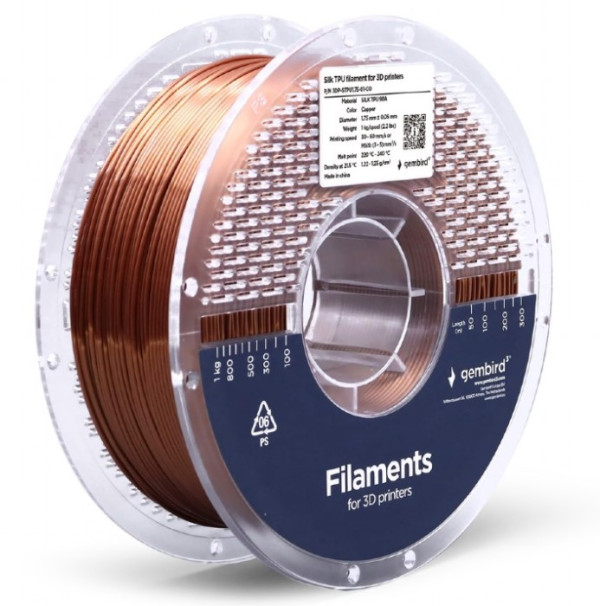 3DP-STPU1.75-01-CO Gembird Silk TPU Filament za 3D stampac 1.75mm, kotur 1KG Bakarni Oprema za 3D štampače SOPING.RS 41 3DP-STPU1.75-01-CO Gembird Silk TPU Filament za 3D stampac 1.75mm, kotur 1KG Bakarni