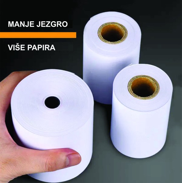 POS-TROL79-80mm Termo rolna 79x80mm, 5KOM, (80m, 53gsm BPA FREE) POS terminali i oprema SOPING.RS 48 POS-TROL79-80mm Termo rolna 79x80mm, 5KOM, (80m, 53gsm BPA FREE) - Слика 8