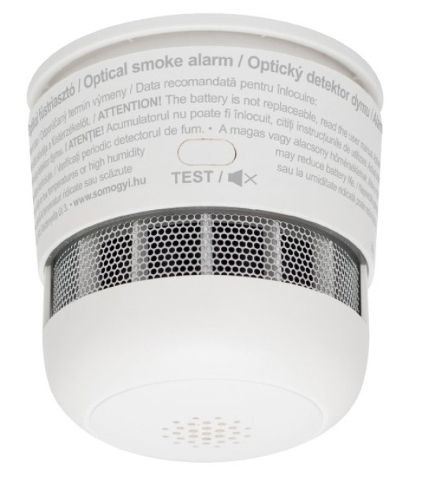Optički sensor i alarm prisustva dima Alarmni sistemi SOPING.RS 41 Optički sensor i alarm prisustva dima