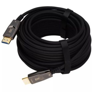 AOC Optički Kabl HDMI 2.1 M/M 100m crni 8K/60Hz 48 Gbps Kablovi SOPING.RS AOC Optički Kabl HDMI 2.1 M/M 100m crni 8K/60Hz 48 Gbps