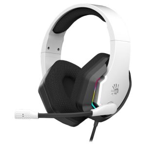 A4-G260P WHITE A4Tech Bloody gejmerske slusalice sa mikrofonom, 50mm/16ohm, USB za RGB, 3,5mm