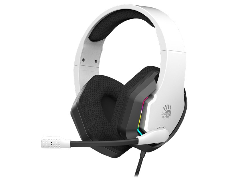 A4-G260P WHITE A4Tech Bloody gejmerske slusalice sa mikrofonom, 50mm/16ohm, USB za RGB, 3,5mm Slušalice SOPING.RS 41 A4-G260P WHITE A4Tech Bloody gejmerske slusalice sa mikrofonom, 50mm/16ohm, USB za RGB, 3,5mm