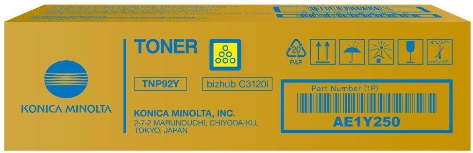 KM Toner TNP-92 Y / 4k (AE1Y250) Dodatna oprema za štampače SOPING.RS 41 KM Toner TNP-92 Y / 4k (AE1Y250)