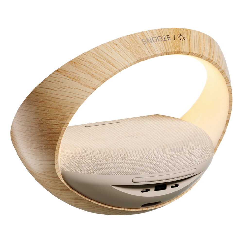Aurora Glow Lamp with Clock, Wireless speaker and Wi-Fi charger Punjači i auto držači za mobilne telefone SOPING.RS 43 Aurora Glow Lamp with Clock, Wireless speaker and Wi-Fi charger - Слика 3