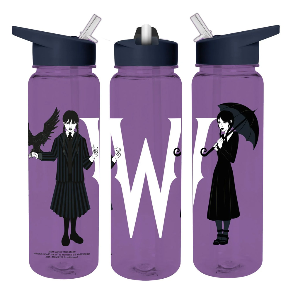 Wednesday Plastic Drinks Bottle Akcione figure i igračke SOPING.RS 41 Wednesday Plastic Drinks Bottle