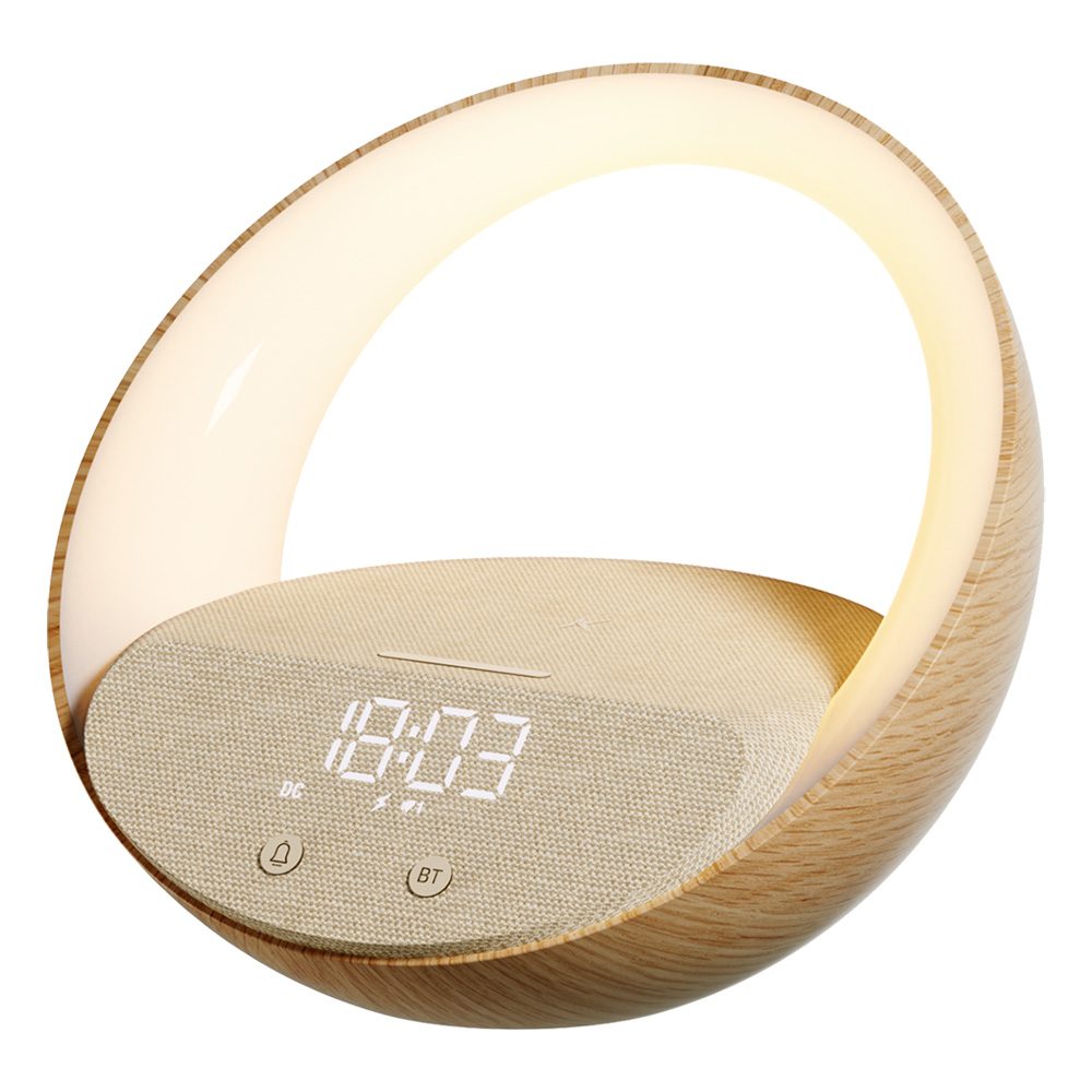 Aurora Glow Lamp with Clock, Wireless speaker and Wi-Fi charger Punjači i auto držači za mobilne telefone SOPING.RS 41 Aurora Glow Lamp with Clock, Wireless speaker and Wi-Fi charger