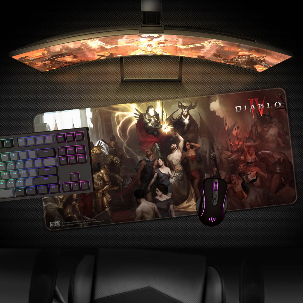 Diablo IV – Inarius And Lilith XL Mousepad Podloge SOPING.RS 43 Diablo IV - Inarius And Lilith XL Mousepad - Слика 3