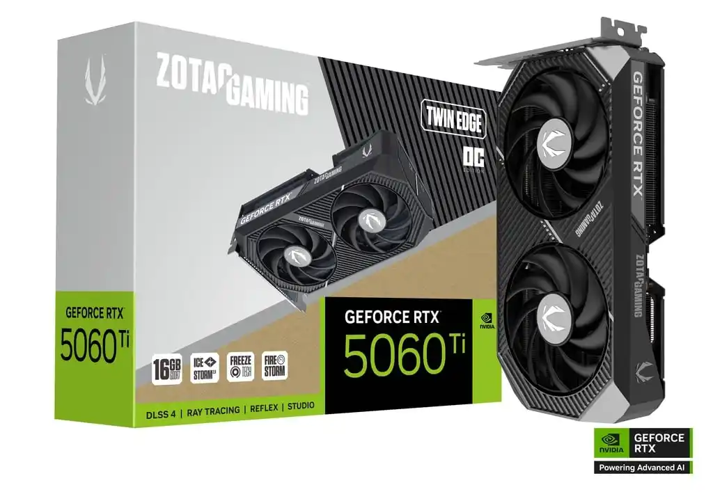 Grafička karta Zotac GAMING GeForce RTX 5060 Ti Twin Edge OC 16GB DDR7 128 bit 3xDP/HDMI Grafičke karte SOPING.RS 41 Grafička karta Zotac GAMING GeForce RTX 5060 Ti Twin Edge OC 16GB DDR7 128 bit 3xDP/HDMI