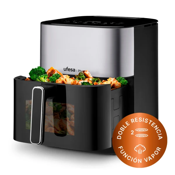 AirFryer Ufesa Phoenix/bezuljna/zapremina 6l/crna Friteze SOPING.RS 41 AirFryer Ufesa Phoenix/bezuljna/zapremina 6l/crna