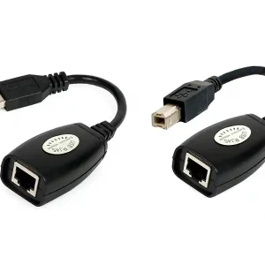 Adapter konverter USB extender UEX-050 do 50m + printer port
