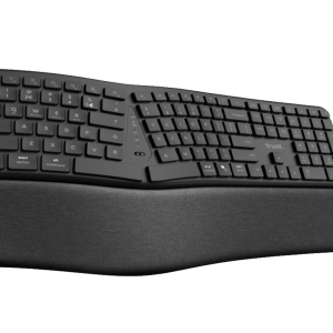Tastatura TRUST KEYRA ERGO MULTI WRLS KEYBOARD US