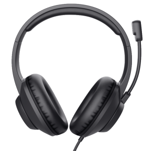 Slušalice TRUST AYDA MAX USB HEADSET/USB-C, USB-A/crna