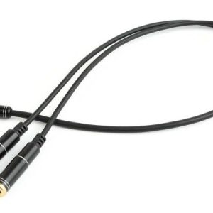 CCA-417M Gembird 2x 3.5 mm(slusalice i mikrofon) Metalni adapter na 1x 3.5mm(4 pin) cable, 0.2m crn